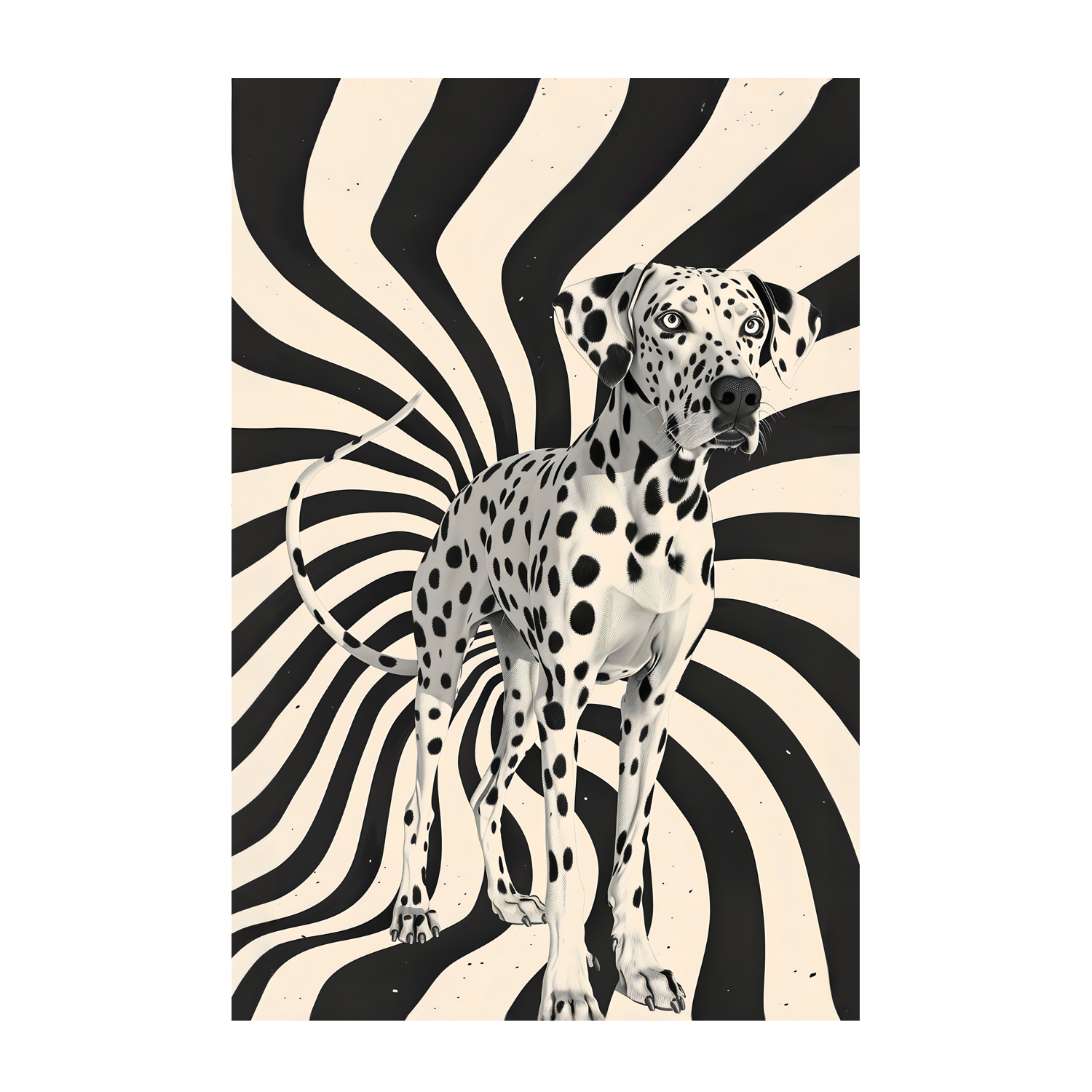 Dalmatian wall art hotsell