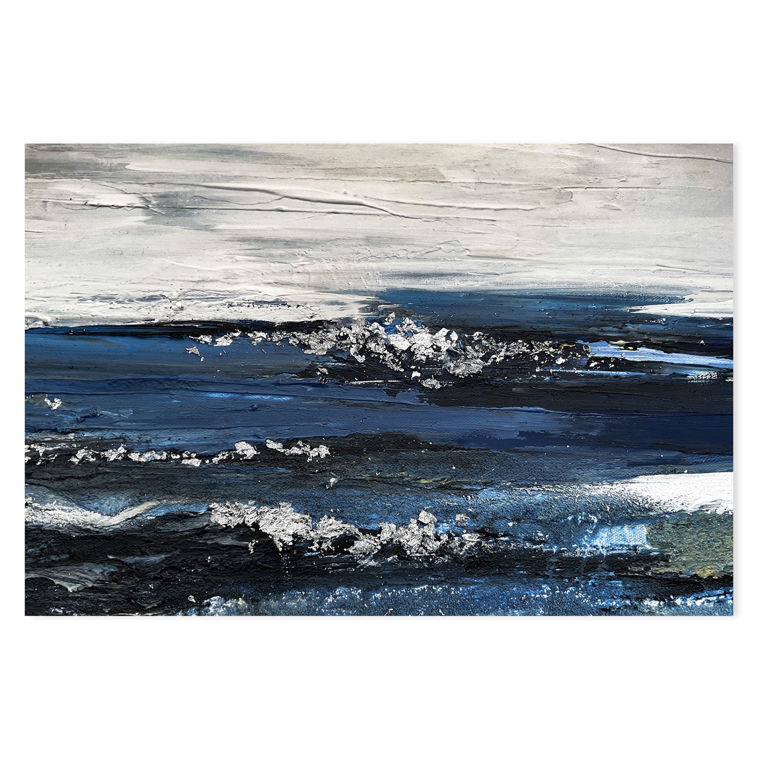 Aegean Sea , Hand-Painted Canvas