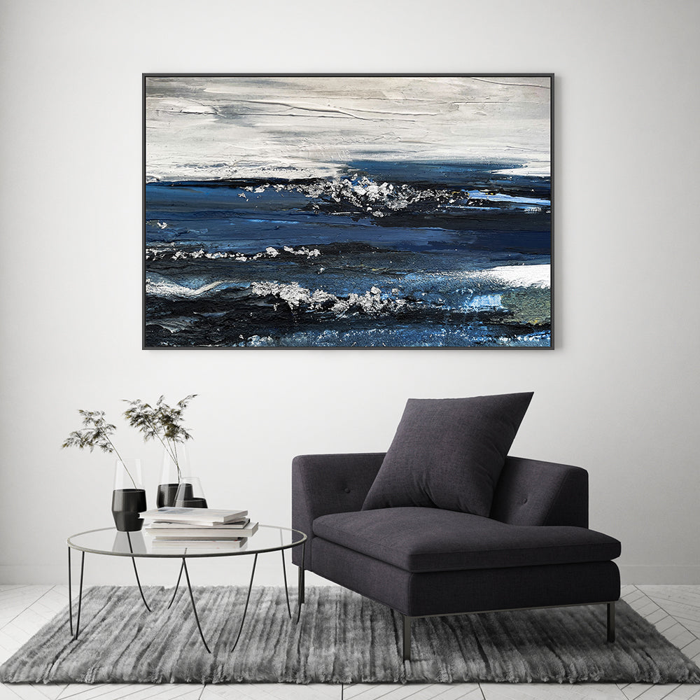 Aegean Sea , Hand-Painted Canvas