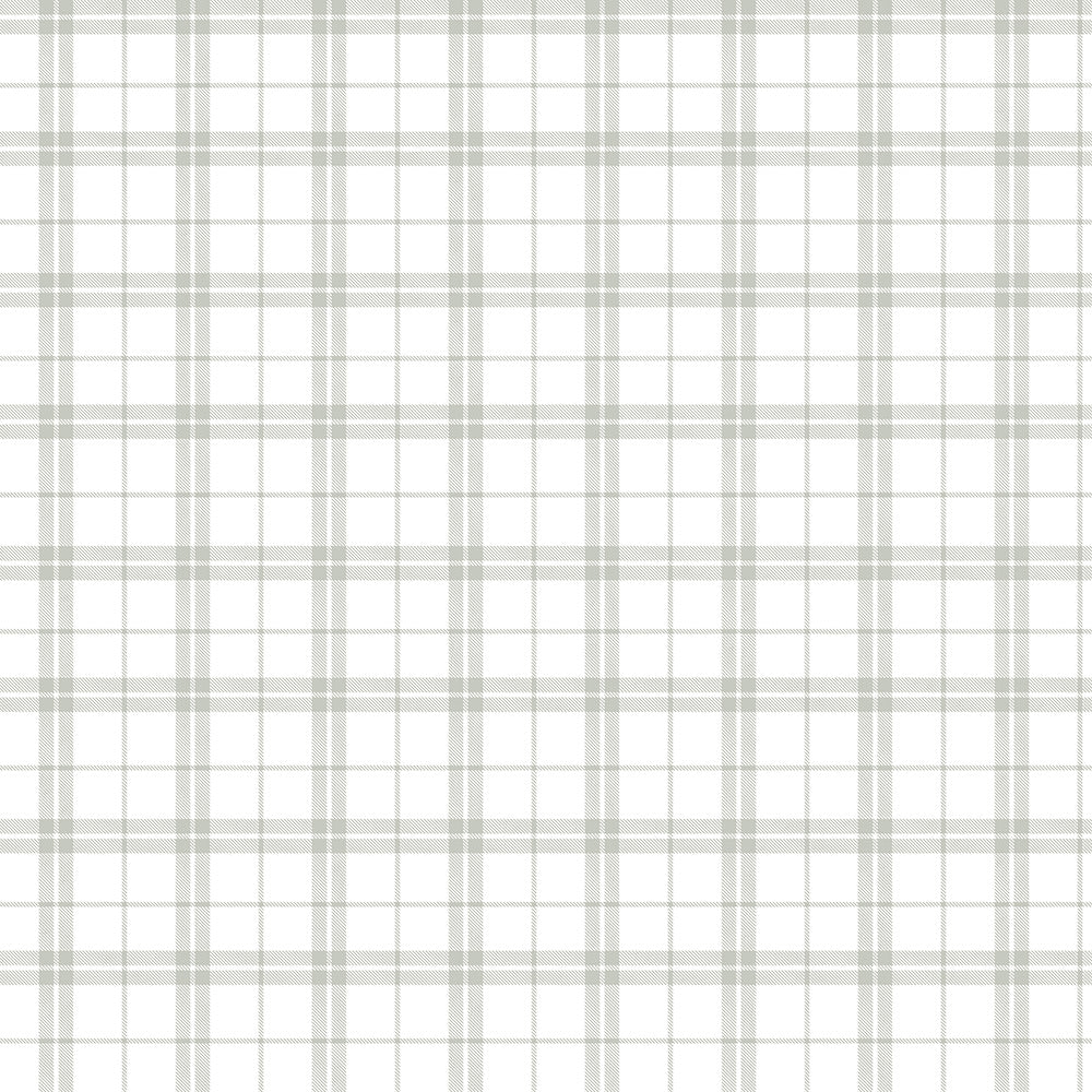 Line Gingham Wallpaper