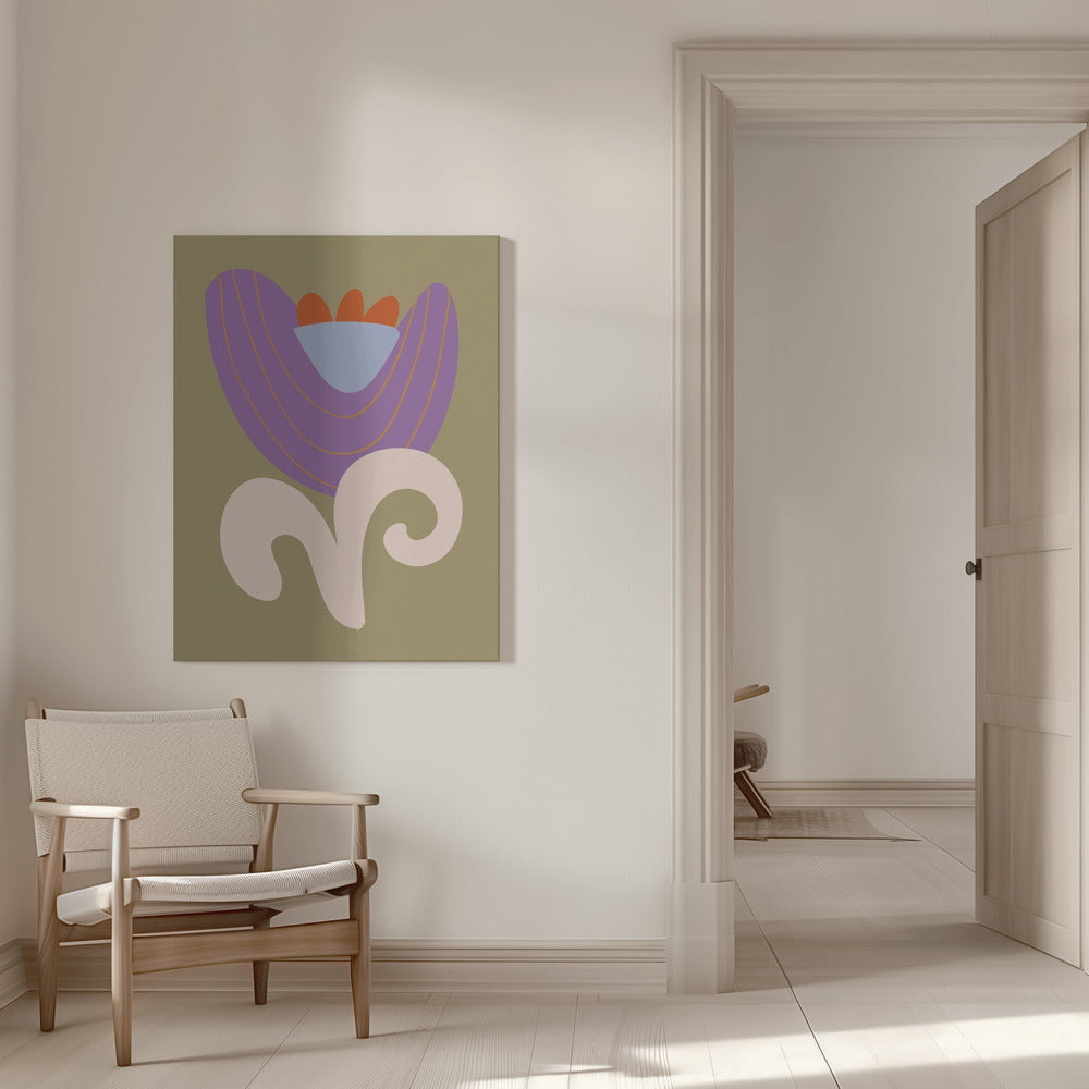 wall-art-print-canvas-poster-framed-A Purple Flower , By Studio Memb-7
