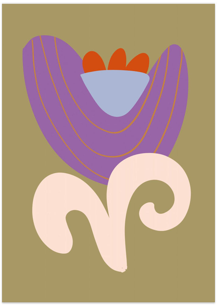 wall-art-print-canvas-poster-framed-A Purple Flower , By Studio Memb-1