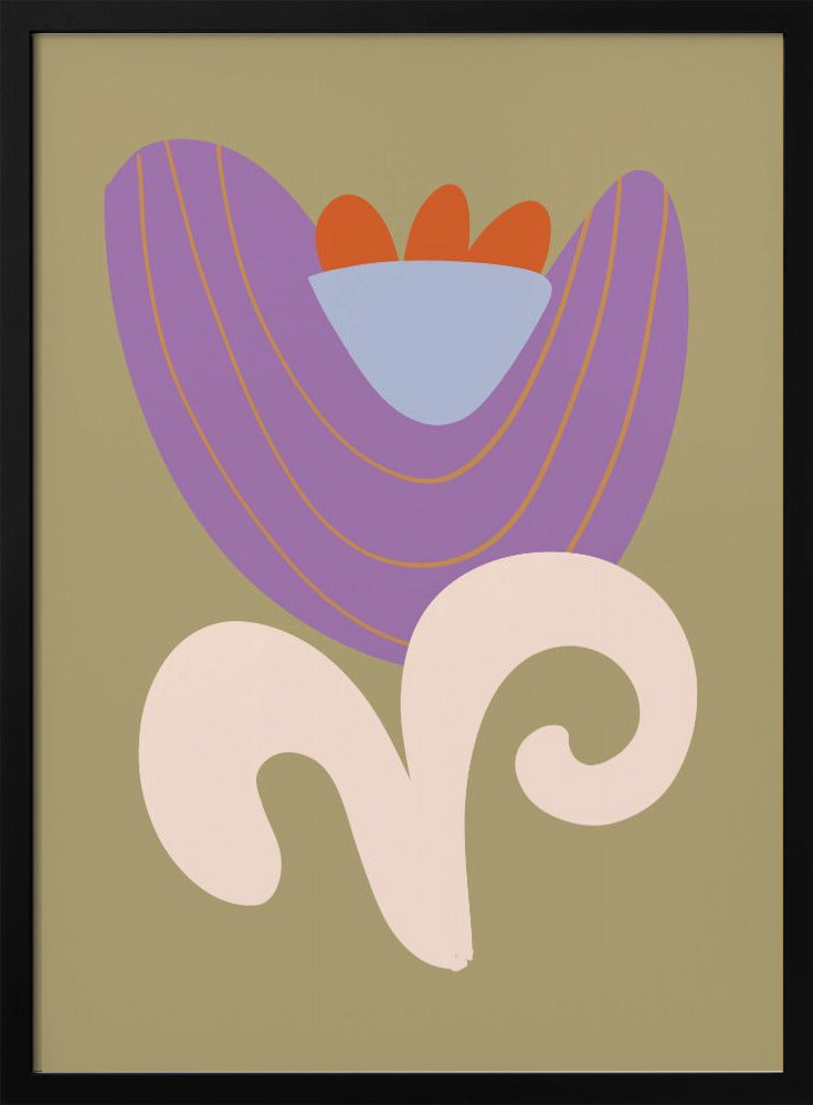 wall-art-print-canvas-poster-framed-A Purple Flower , By Studio Memb-3