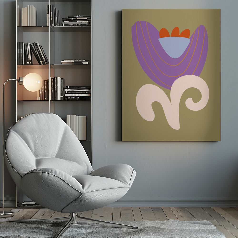 wall-art-print-canvas-poster-framed-A Purple Flower , By Studio Memb-9