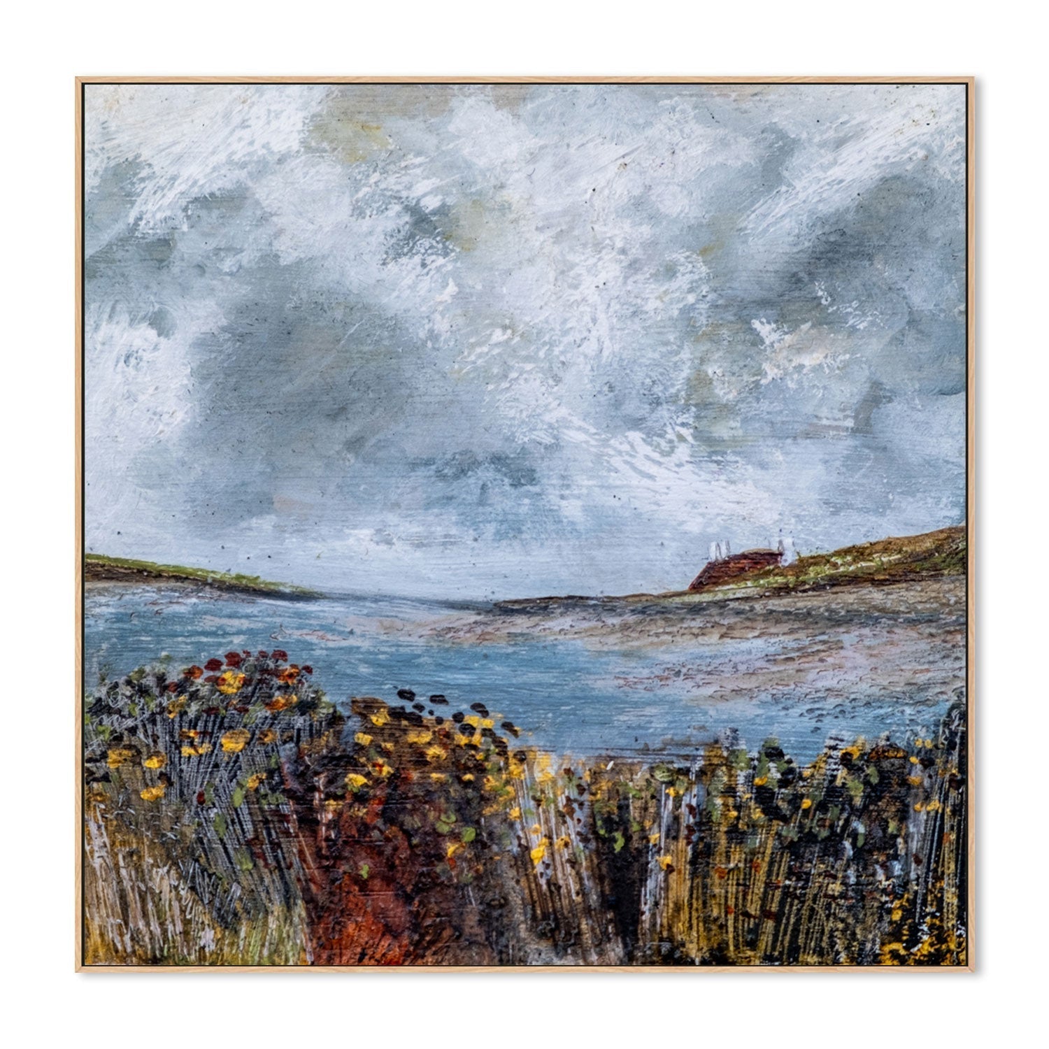 wall-art-print-canvas-poster-framed-Across the estuary-by-Louise O'Hara-Gioia Wall Art