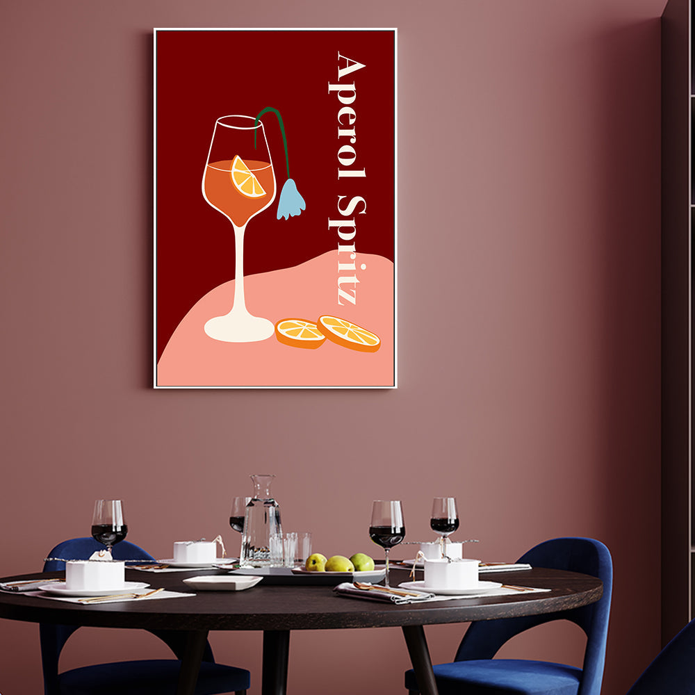 wall-art-print-canvas-poster-framed-Aperol Spritz , By Miho Art Studio , By Miho Art Studio-2