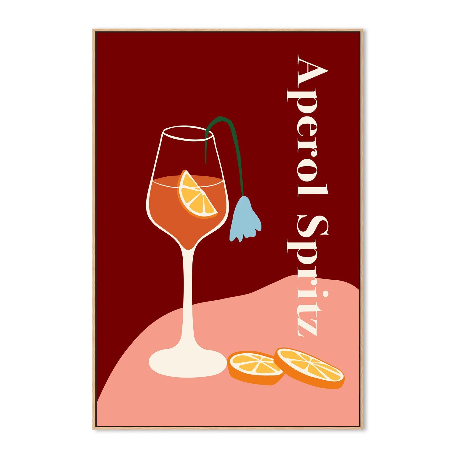 wall-art-print-canvas-poster-framed-Aperol Spritz , By Miho Art Studio , By Miho Art Studio-4