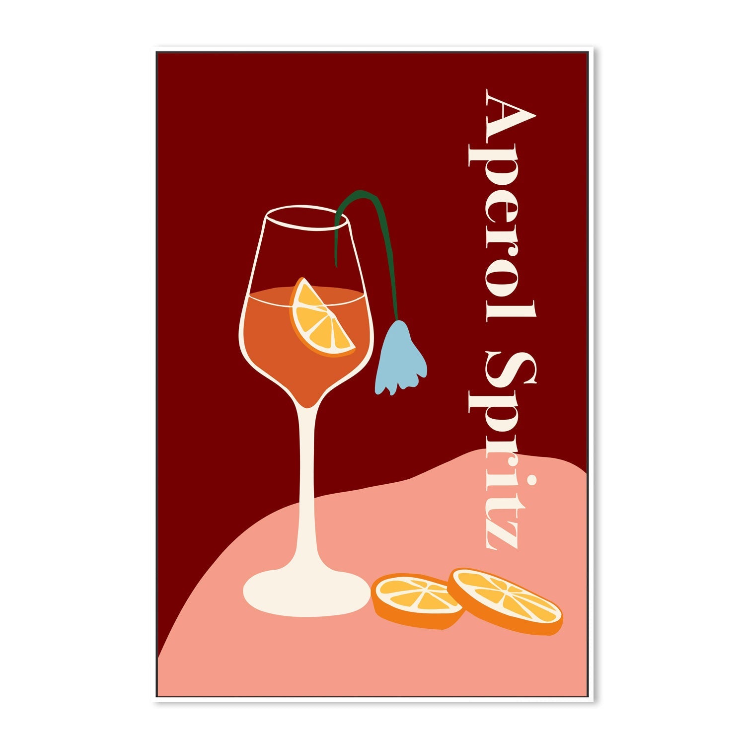 wall-art-print-canvas-poster-framed-Aperol Spritz , By Miho Art Studio , By Miho Art Studio-5