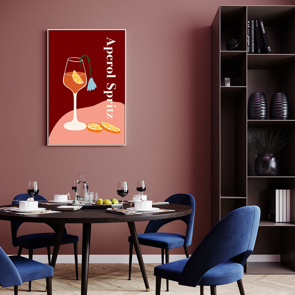 wall-art-print-canvas-poster-framed-Aperol Spritz , By Miho Art Studio , By Miho Art Studio-7