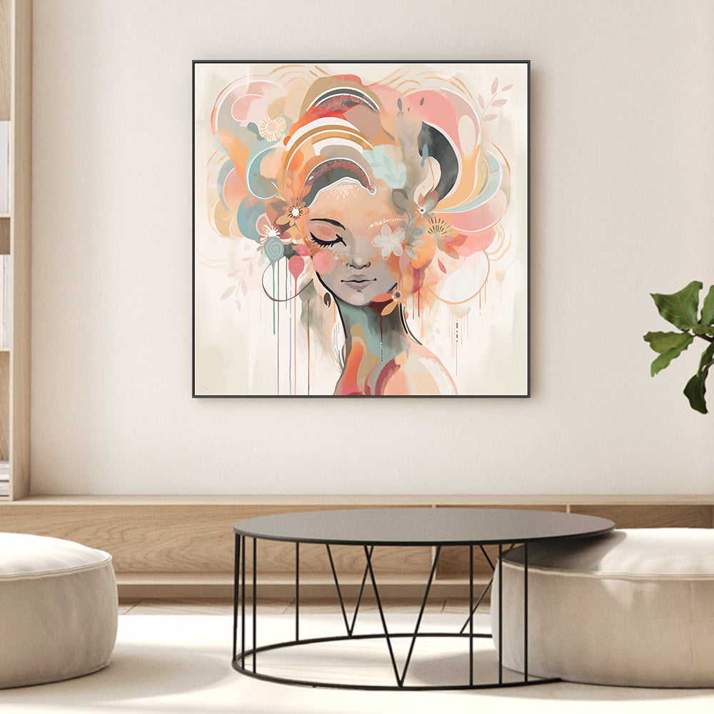 Aria Blossom , By Bella Eve |Wall Art Print Framed Canvas Poster