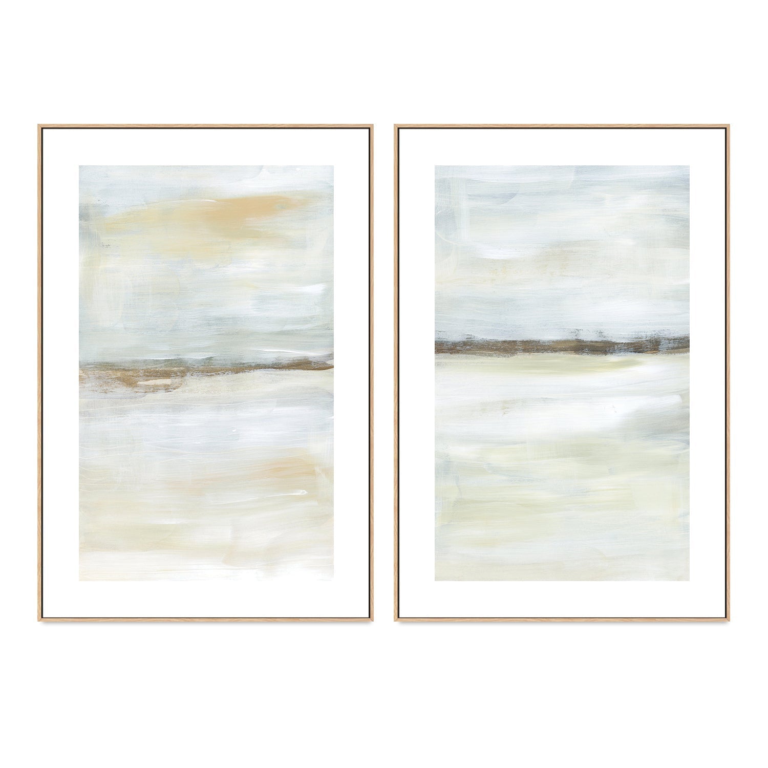 wall-art-print-canvas-poster-framed-Autmun Breeze, Style C & D, Set Of 2-by-Emily Wood-Gioia Wall Art