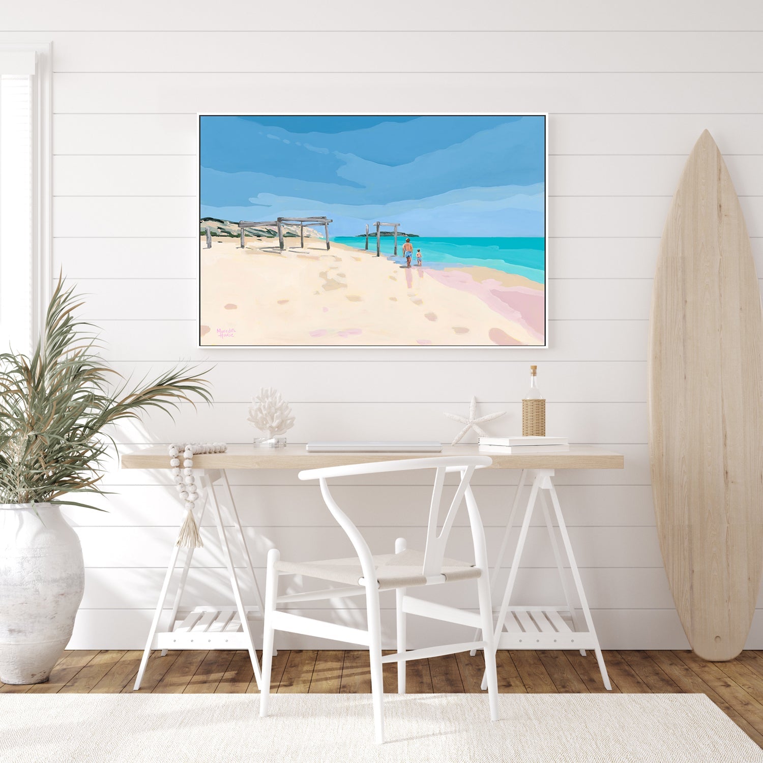 Beach Day At Hamelin Bay , By Meredith Howse