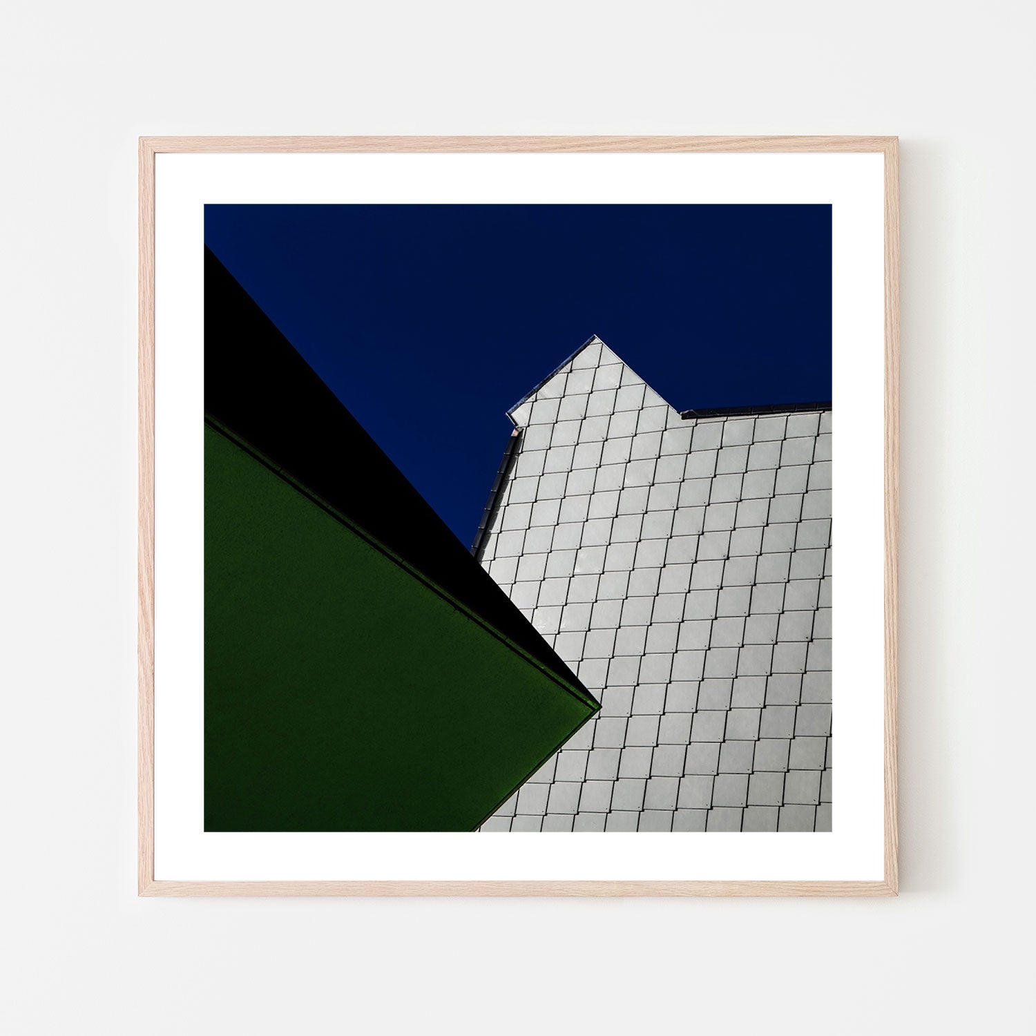 wall-art-print-canvas-poster-framed-Blue And Green Architecture , By Gilbert Claes-GIOIA-WALL-ART