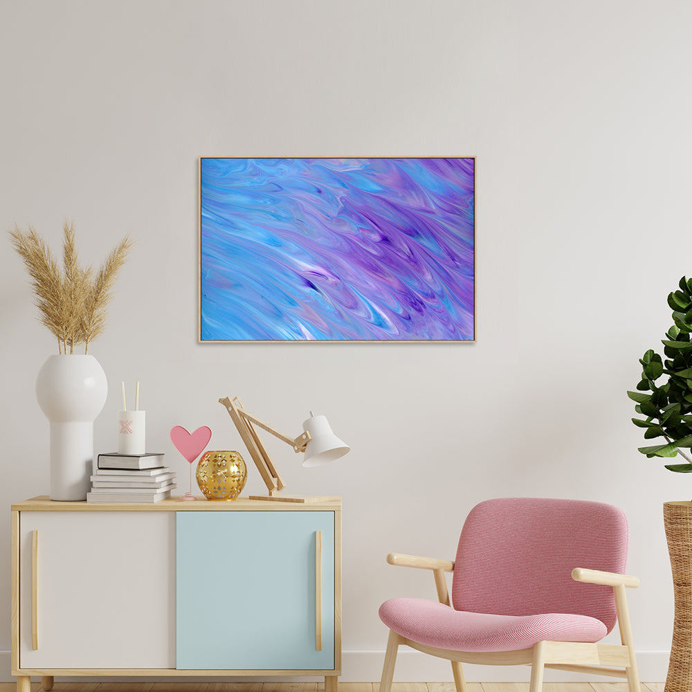 wall-art-print-canvas-poster-framed-Blue Into Purple , By Cathy Anderson , By Cathy Anderson-2