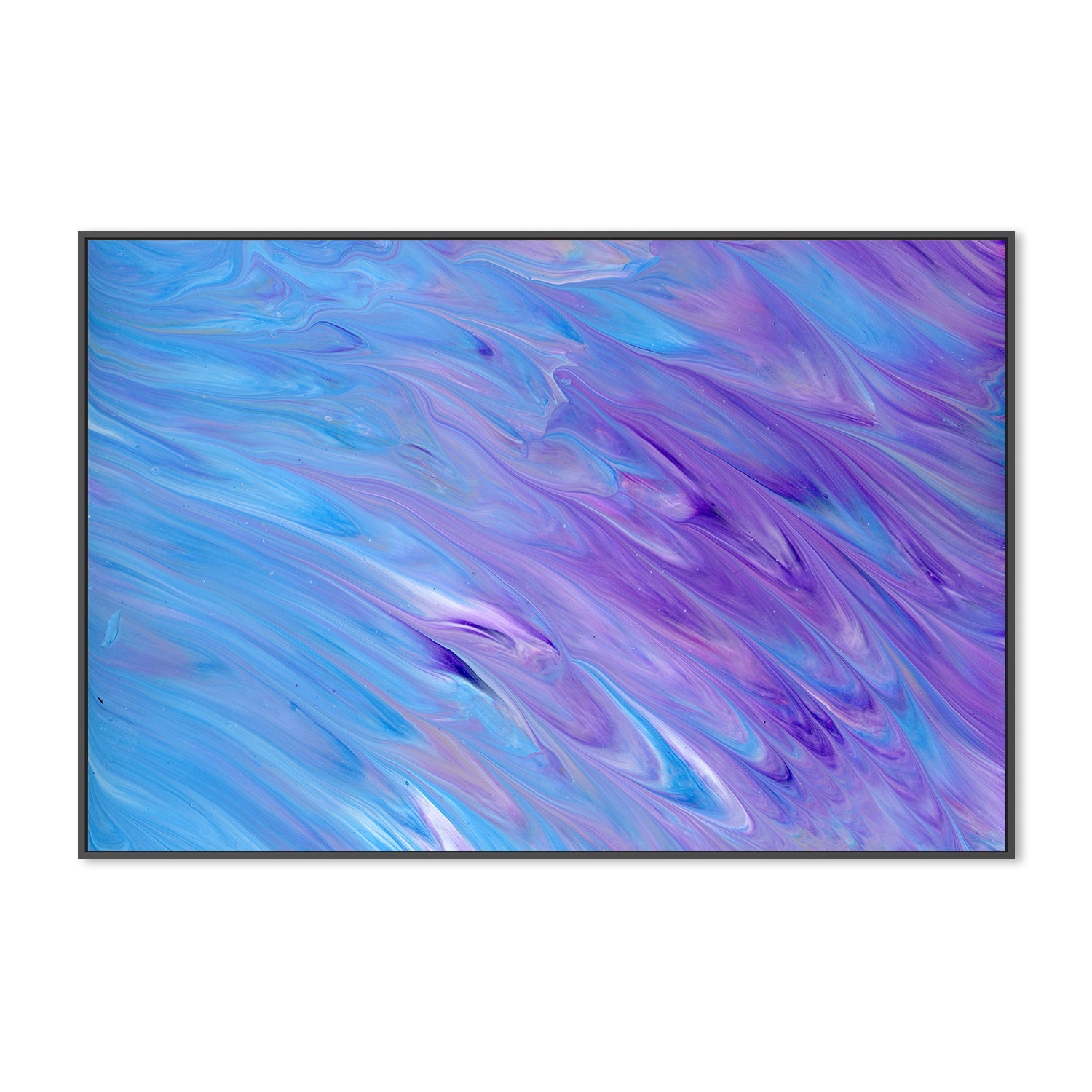 wall-art-print-canvas-poster-framed-Blue Into Purple , By Cathy Anderson , By Cathy Anderson-3