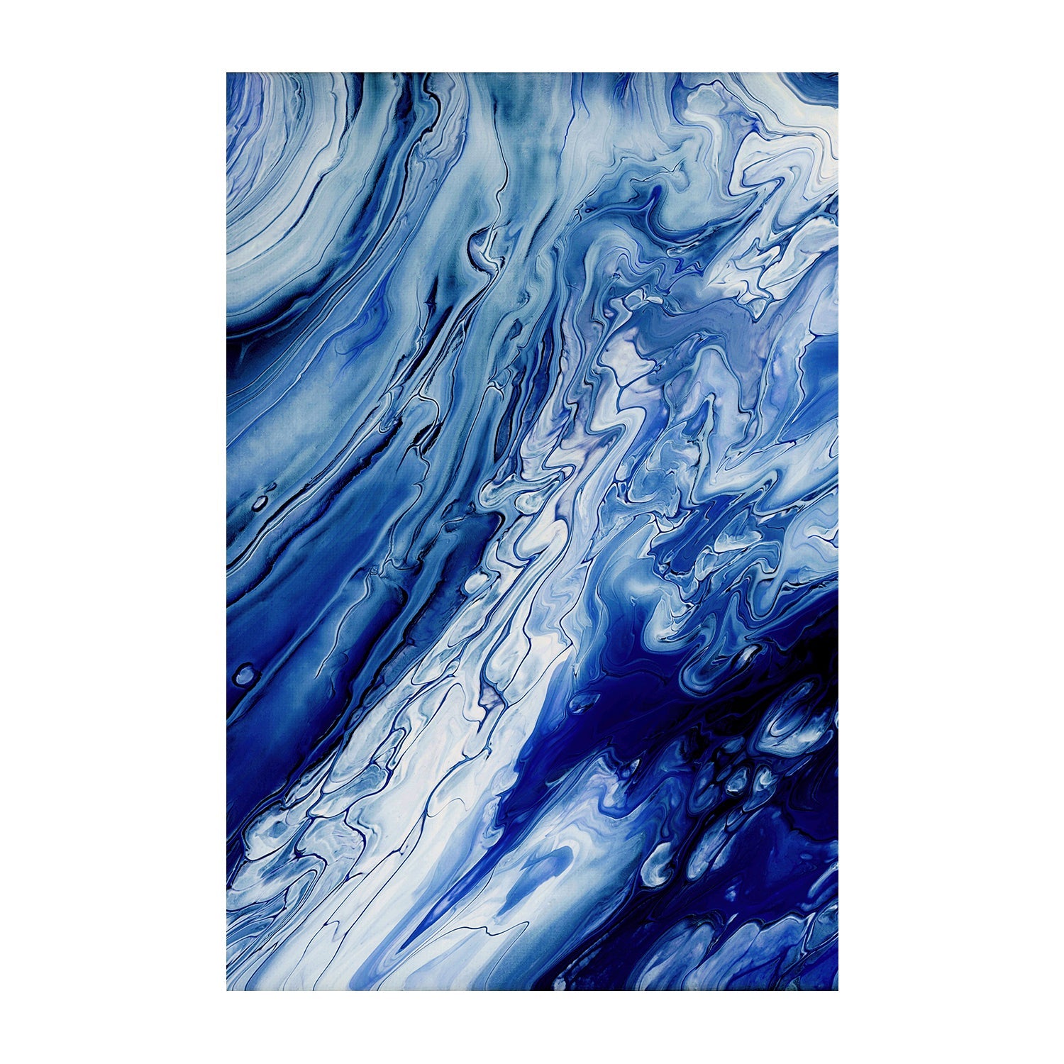 wall-art-print-canvas-poster-framed-Blue Rush , By Cathy Anderson , By Cathy Anderson-1