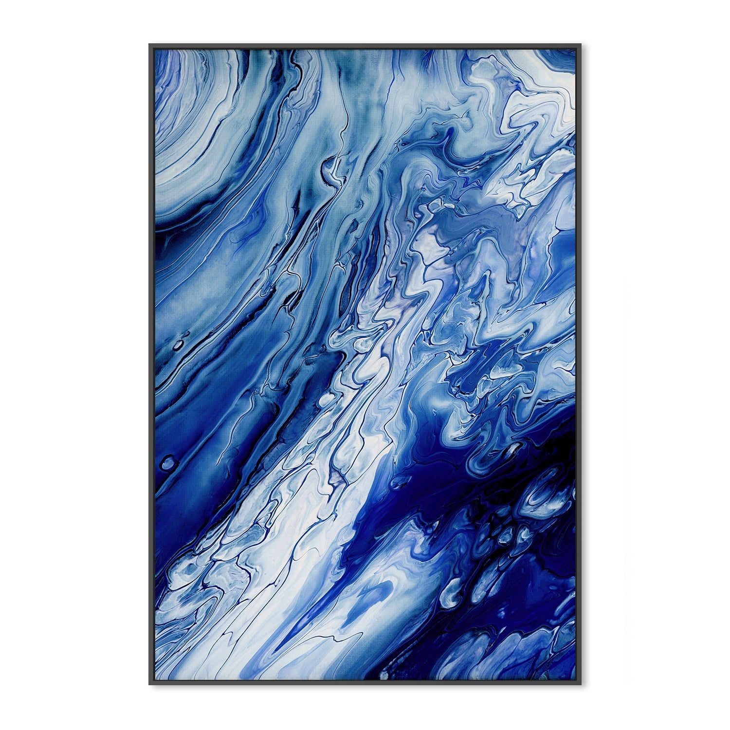 wall-art-print-canvas-poster-framed-Blue Rush , By Cathy Anderson , By Cathy Anderson-3