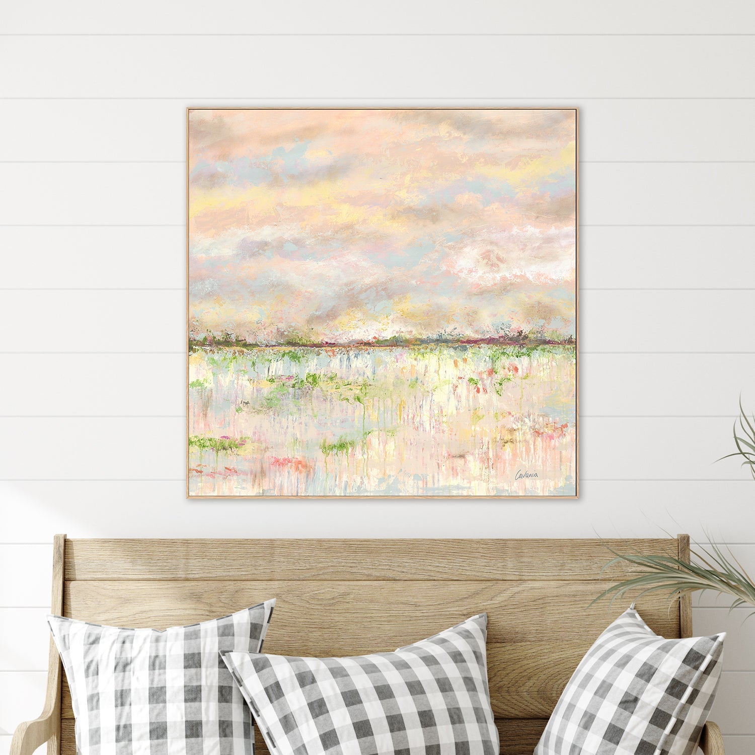 wall-art-print-canvas-poster-framed-Blushing Paddock , By Karen Cavania-2