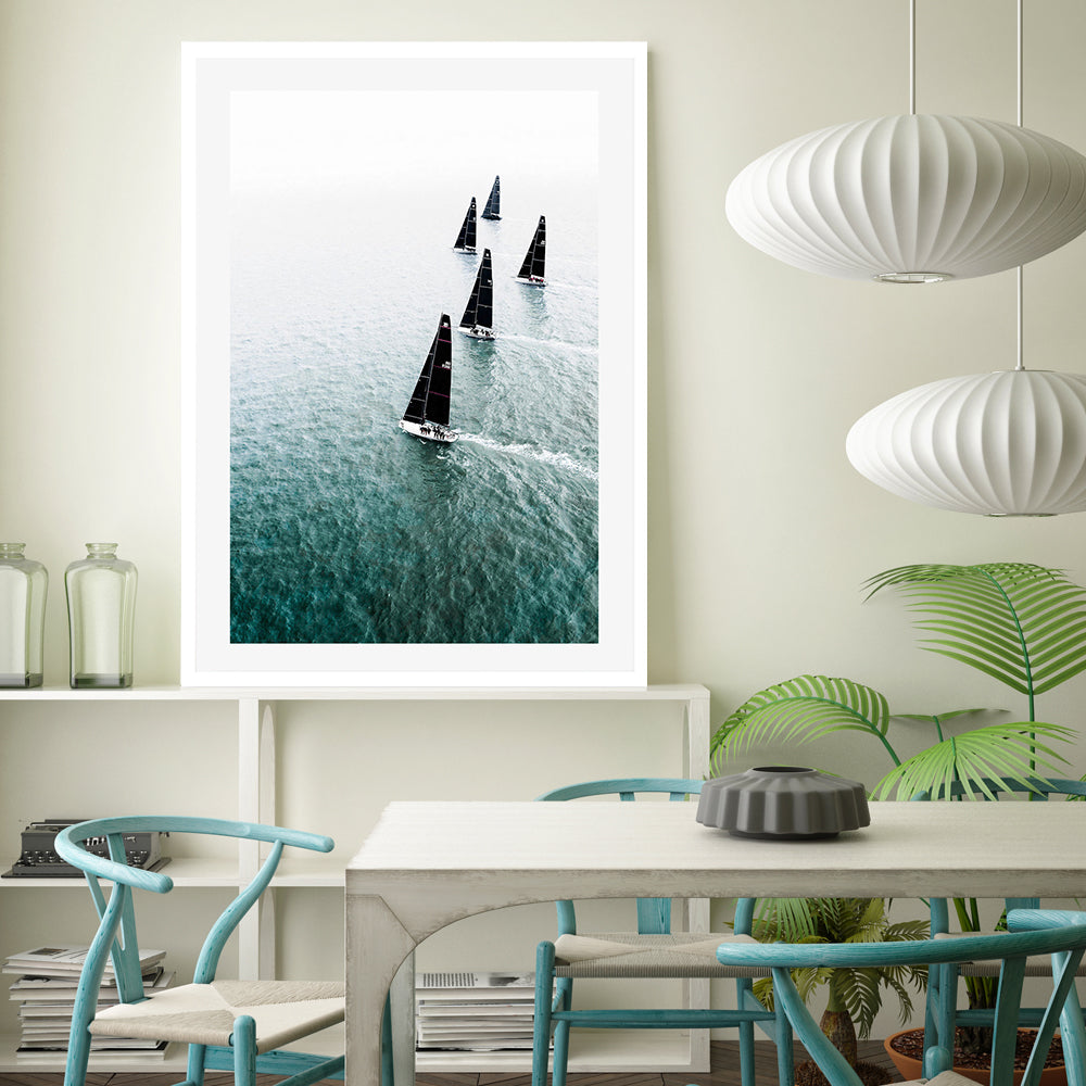 wall-art-print-canvas-poster-framed-Boat Party , By Max Lissendon-GIOIA-WALL-ART