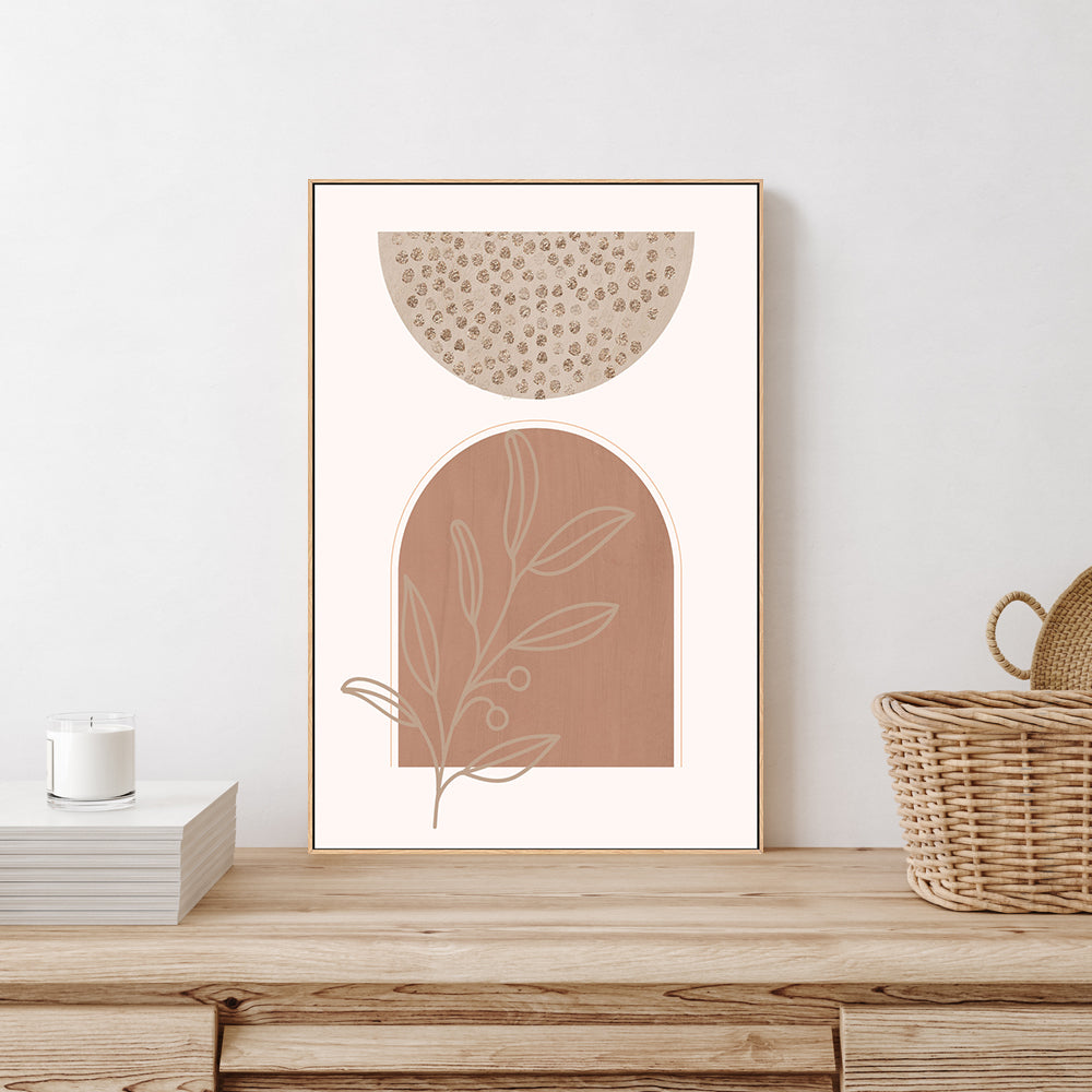 wall-art-print-canvas-poster-framed-Boho Beige, Style B , By Sally Ann Moss-GIOIA-WALL-ART