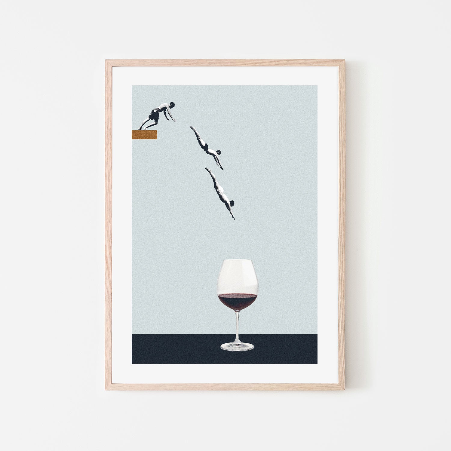 wall-art-print-canvas-poster-framed-Boozy Dive-GIOIA-WALL-ART