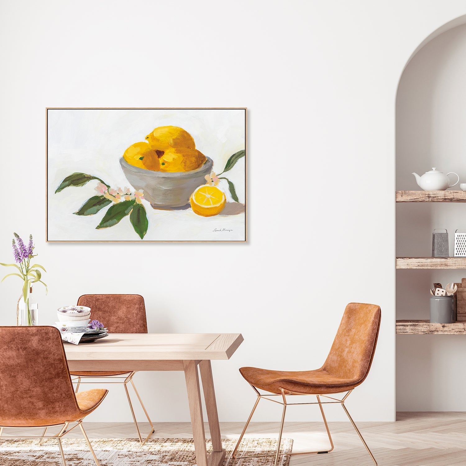 wall-art-print-canvas-poster-framed-Bowl Of Lemons , By Pamela Munger-GIOIA-WALL-ART