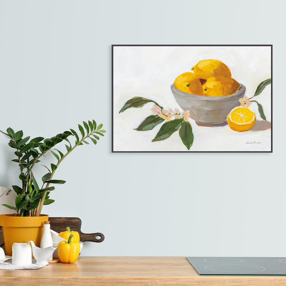 wall-art-print-canvas-poster-framed-Bowl Of Lemons , By Pamela Munger-GIOIA-WALL-ART