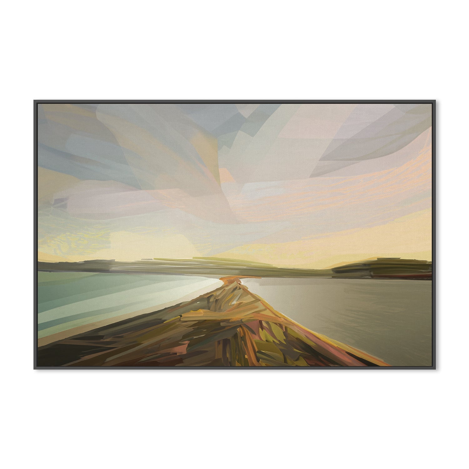 wall-art-print-canvas-poster-framed-Bruny Island Neck , By Dear Musketeer Studio-3