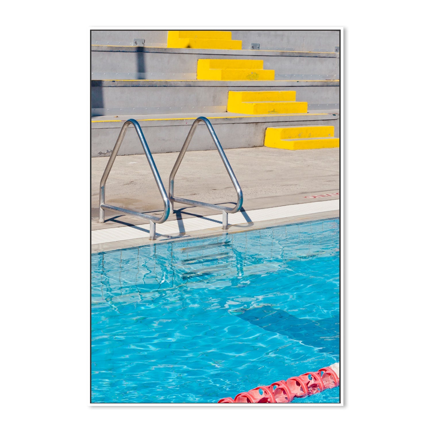 wall-art-print-canvas-poster-framed-By The Pool-5