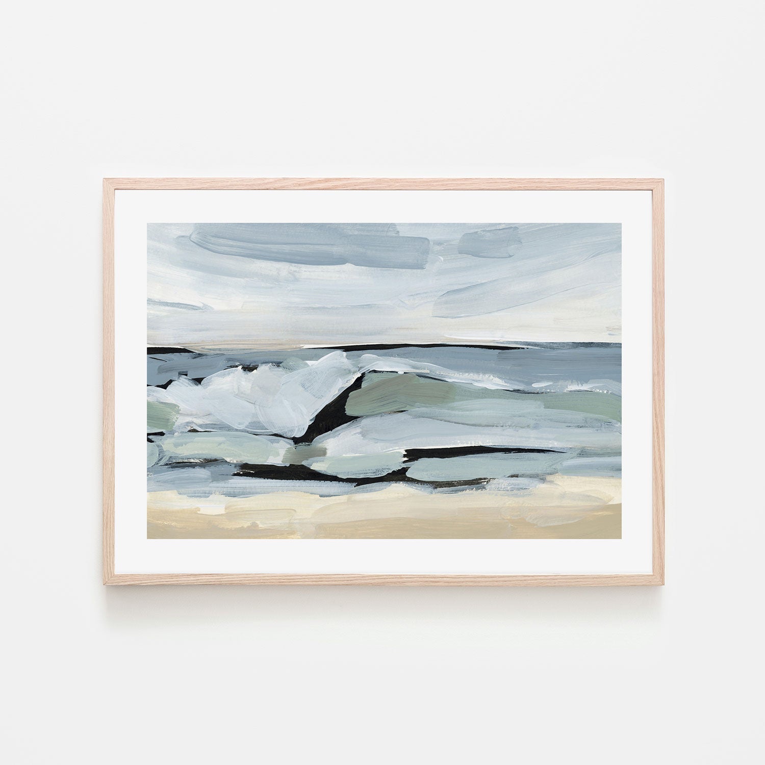 wall-art-print-canvas-poster-framed-By The Sea, Style H-by-Emily Wood-Gioia Wall Art