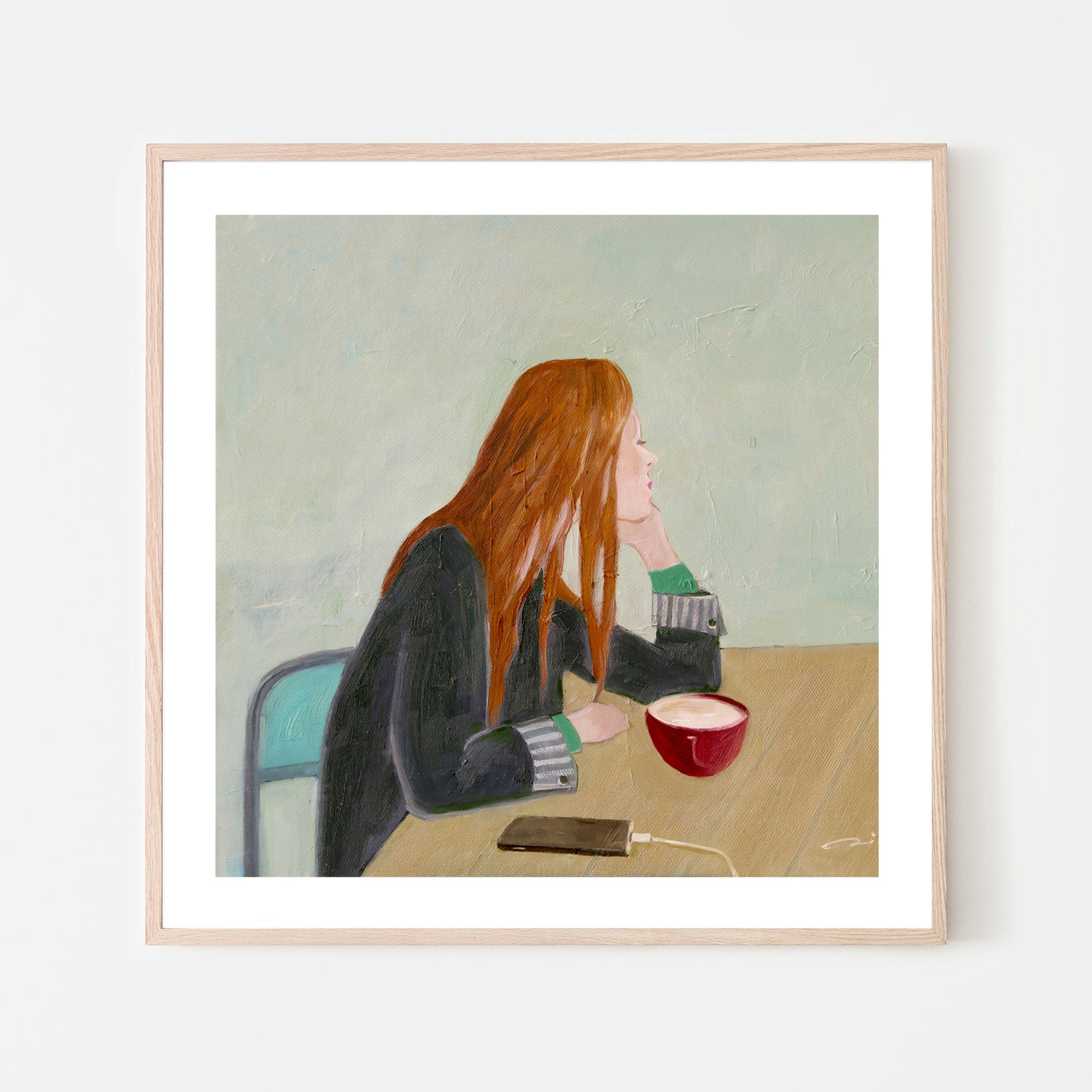 wall-art-print-canvas-poster-framed-Cafe , By Li Lee-Archer-6