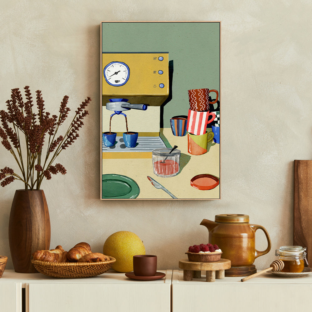 wall-art-print-canvas-poster-framed-Cafezinho , By Eva Halfers-2