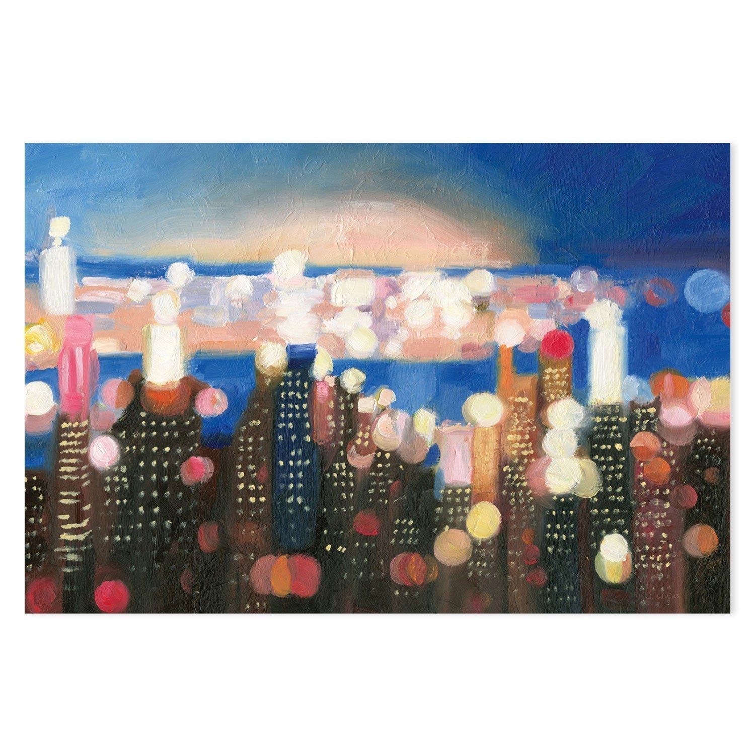 wall-art-print-canvas-poster-framed-City Lights, Style A-by-James Wiens-Gioia Wall Art