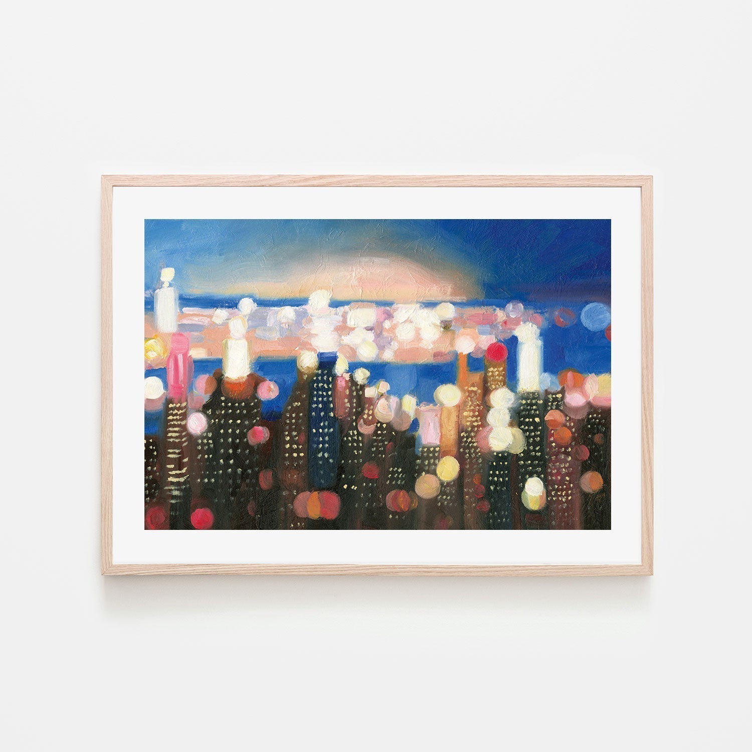 wall-art-print-canvas-poster-framed-City Lights, Style A-by-James Wiens-Gioia Wall Art