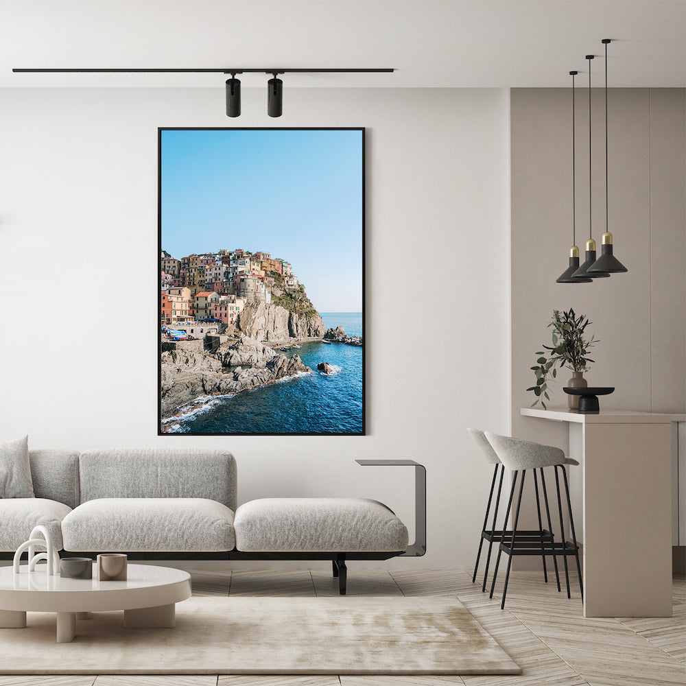 Cliffs Of The Cinque Terre , By Leggera Studio |Wall Art Print Framed ...