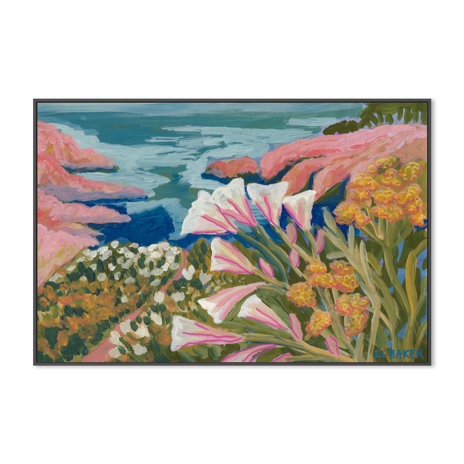 wall-art-print-canvas-poster-framed-Coastal View , By Eleanor Baker-3