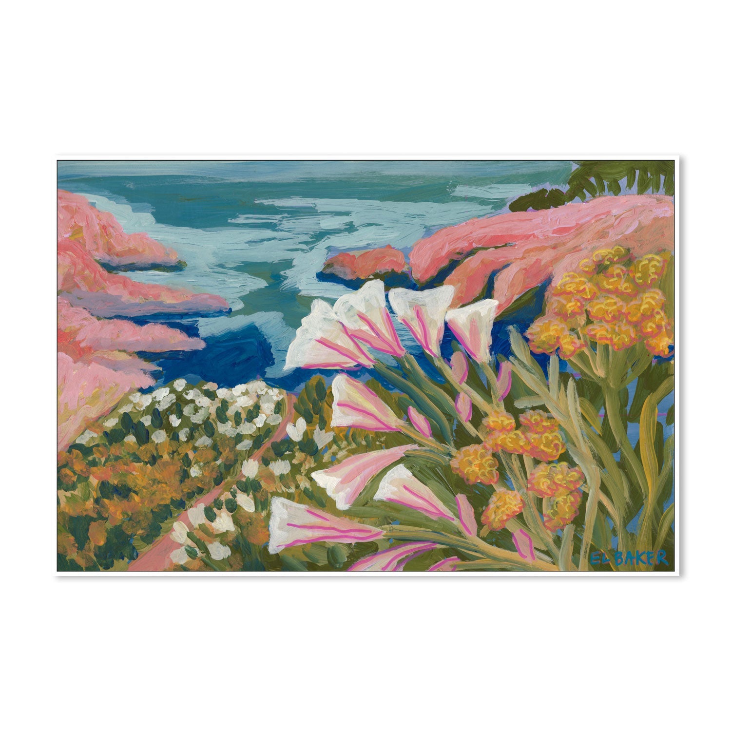 wall-art-print-canvas-poster-framed-Coastal View , By Eleanor Baker-5