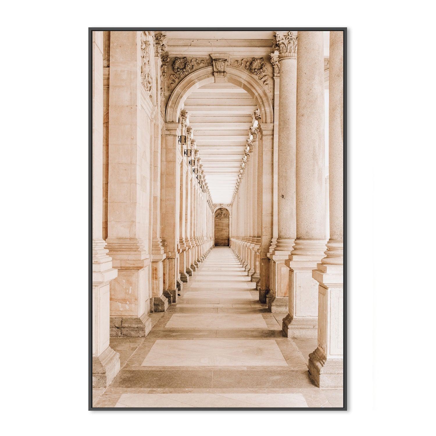 Colonnade in Karlovy Vary-Gioia-Prints-Framed-Canvas-Poster-GIOIA-WALL-ART