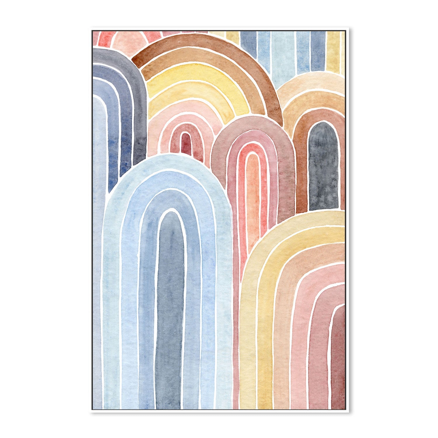 Coloured Arches , By Jessie Mitchelson