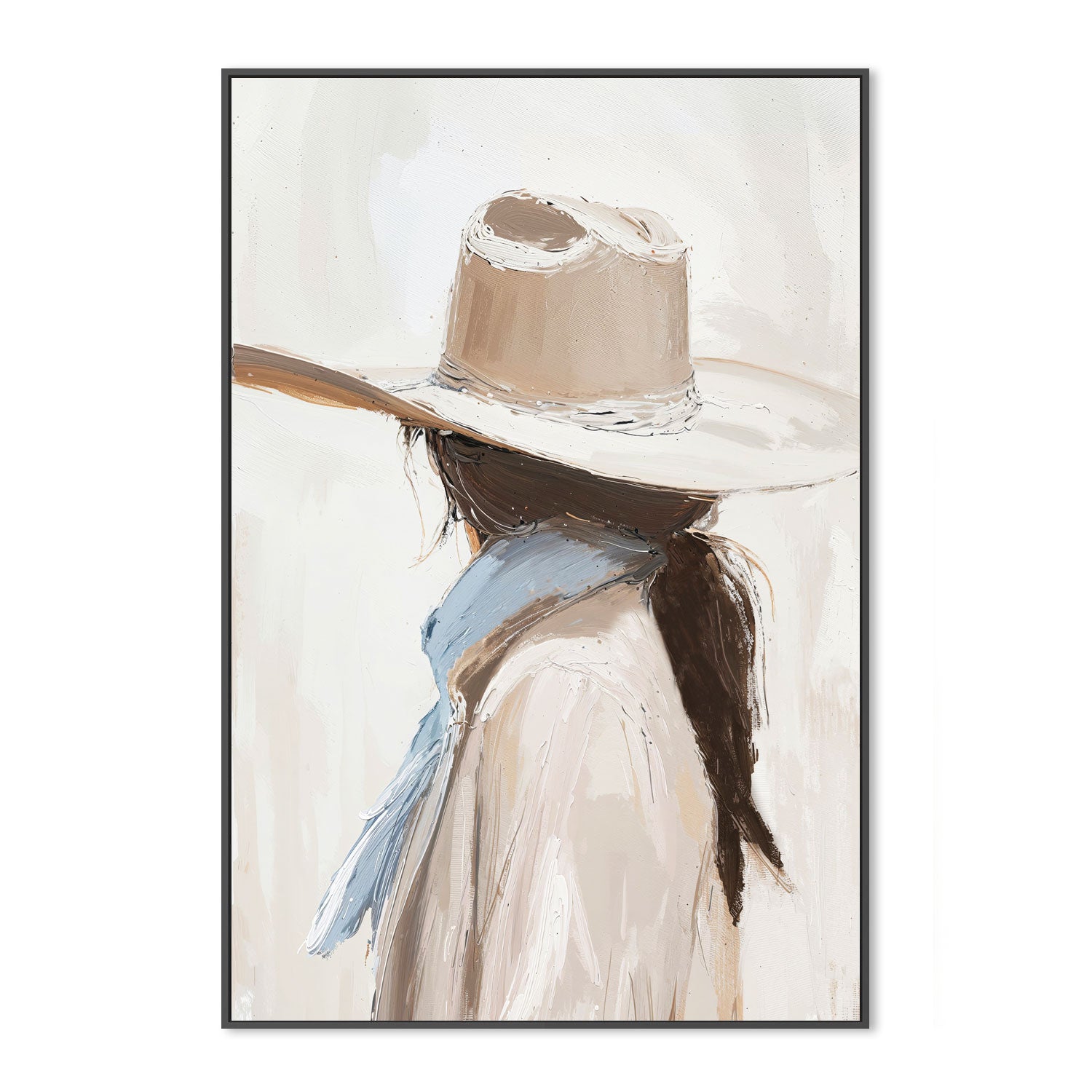 wall-art-print-canvas-poster-framed-Cowgirl , By Lady Hana-3