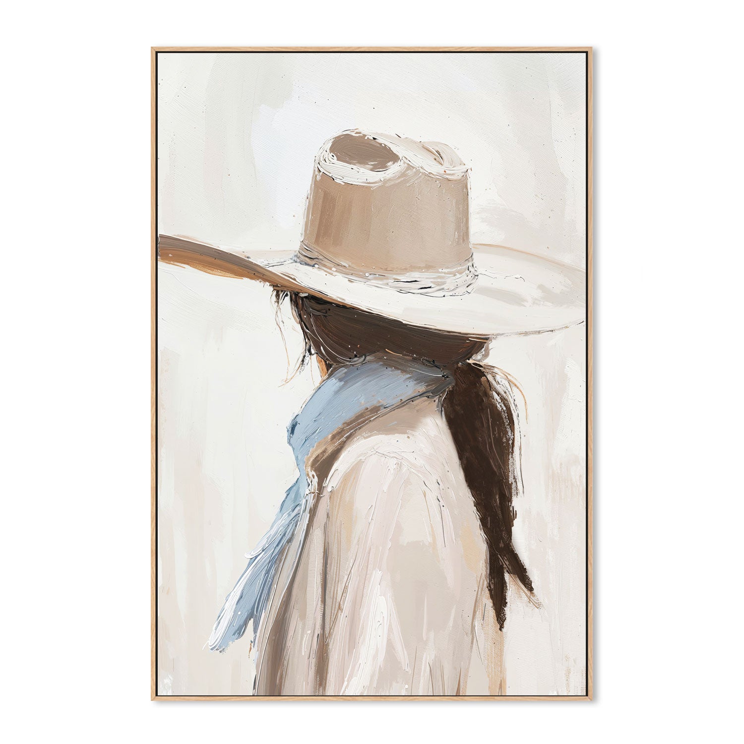 wall-art-print-canvas-poster-framed-Cowgirl , By Lady Hana-4