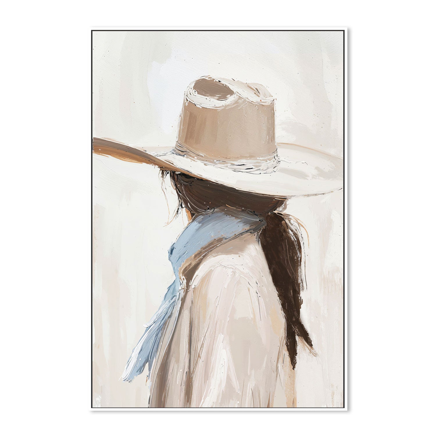 wall-art-print-canvas-poster-framed-Cowgirl , By Lady Hana-5