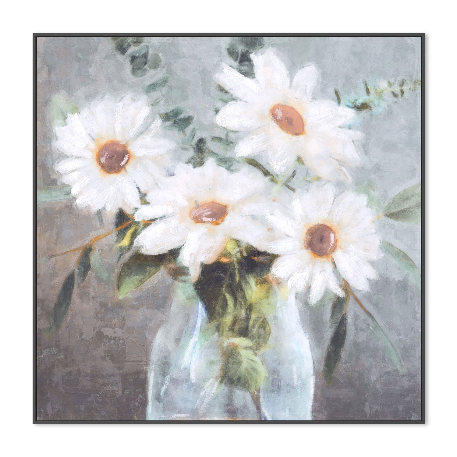 wall-art-print-canvas-poster-framed-Daisy Bouquet, Style B , By Nina Blue-3