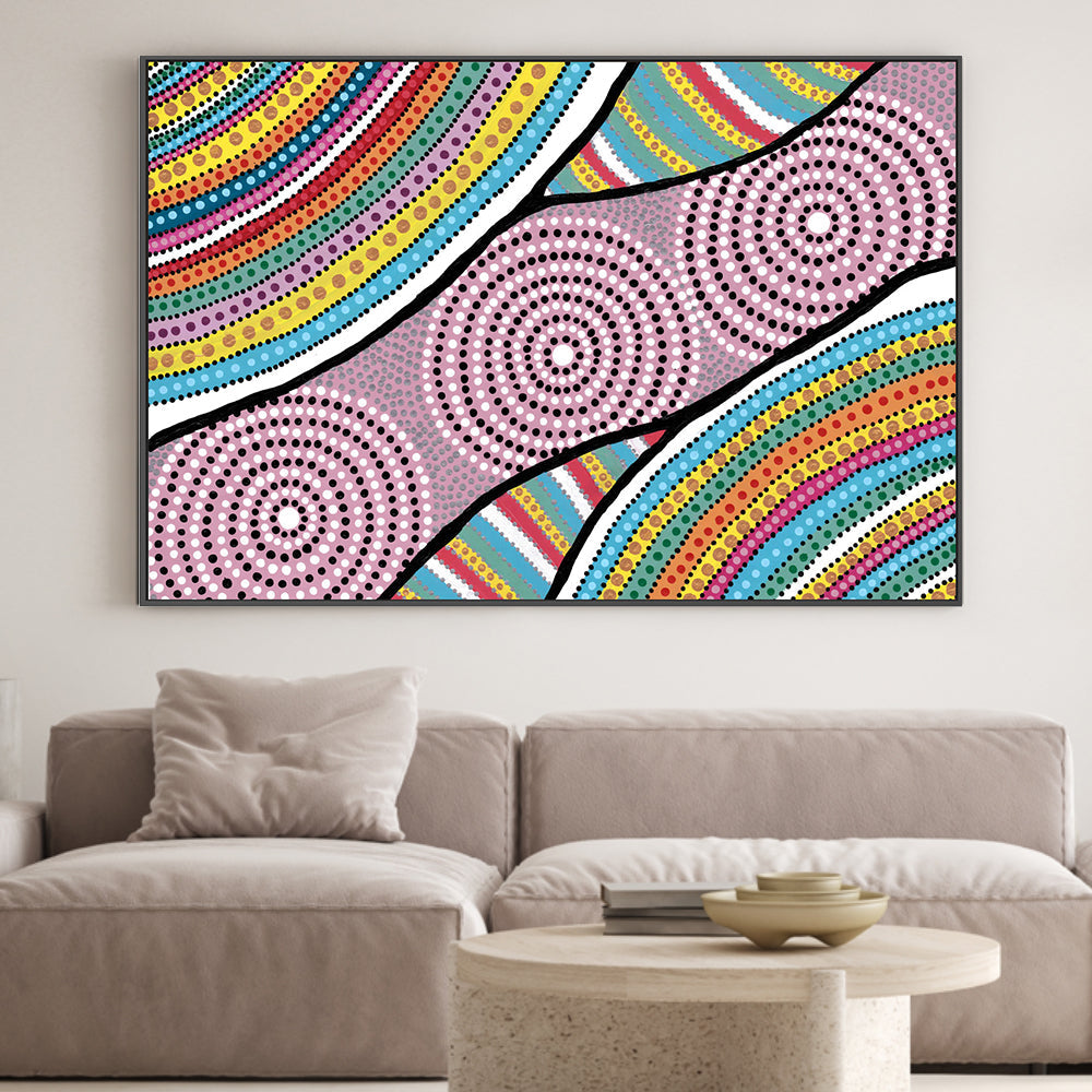 wall-art-print-canvas-poster-framed-Dreamtime Dance , By Tahni Derbin-2