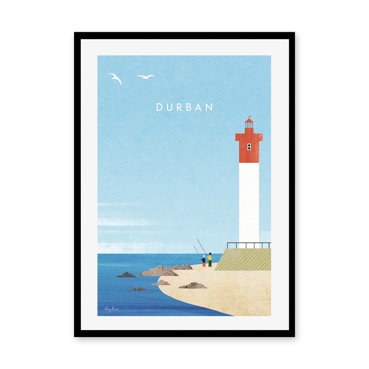 wall-art-print-canvas-poster-framed-Durban, South Africa , By Henry Rivers-GIOIA-WALL-ART