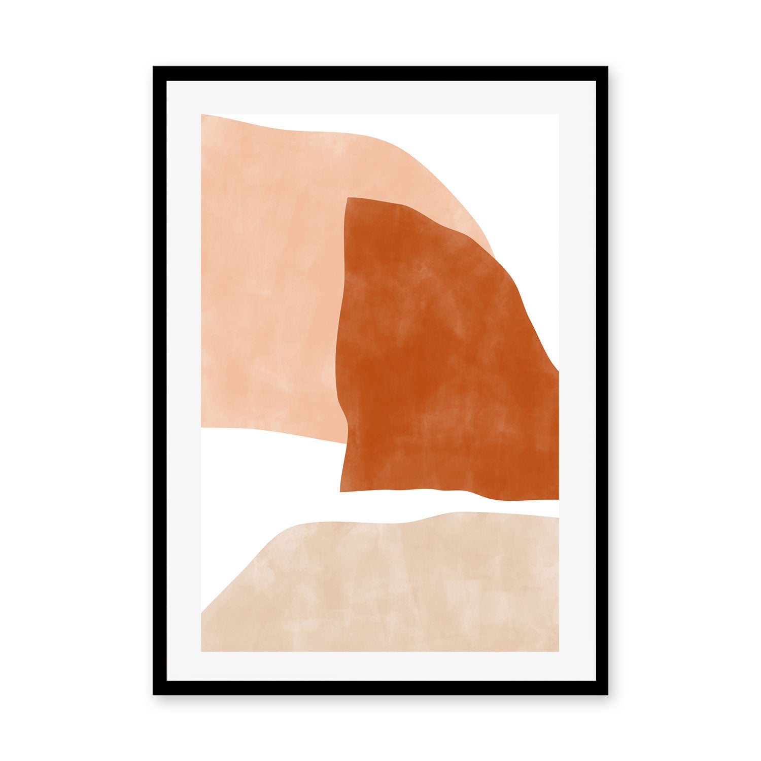 wall-art-print-canvas-poster-framed-Ember Contours, Style A , By Elena Ristova-GIOIA-WALL-ART