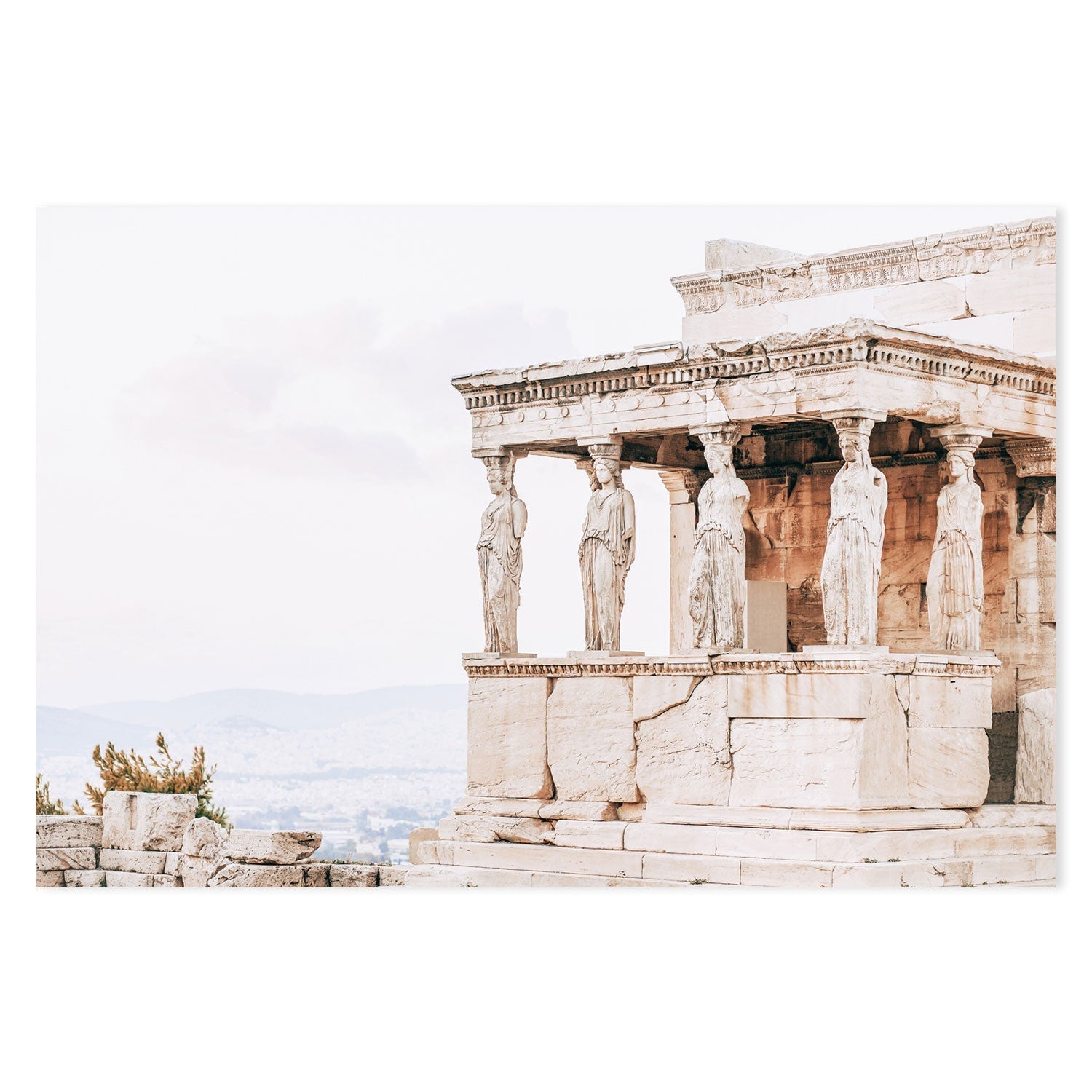 Erechtheion in Acropolis of Athens, Greece-Gioia-Prints-Framed-Canvas-Poster-GIOIA-WALL-ART