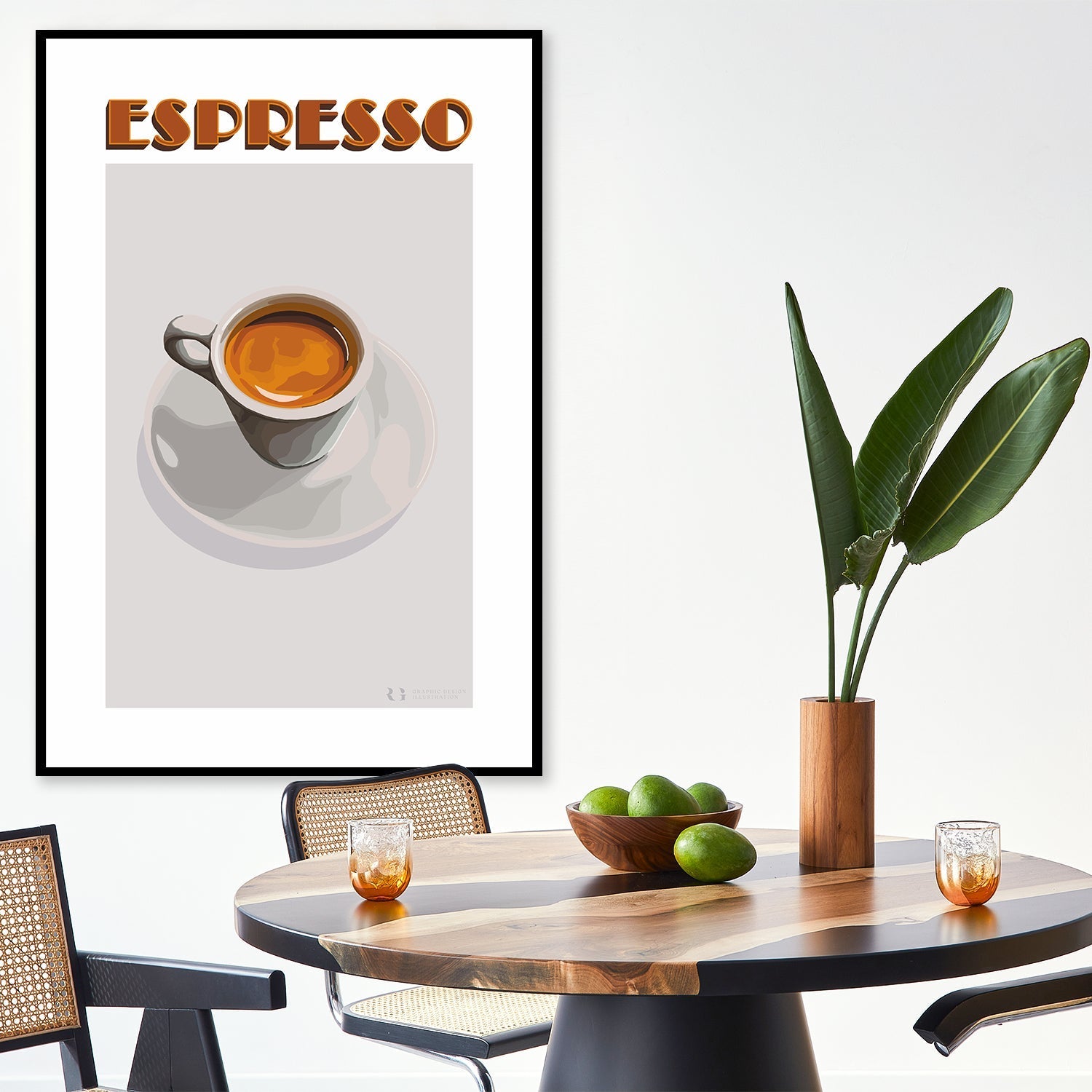 wall-art-print-canvas-poster-framed-Espresso-by-Rosalyn Gray-Gioia Wall Art