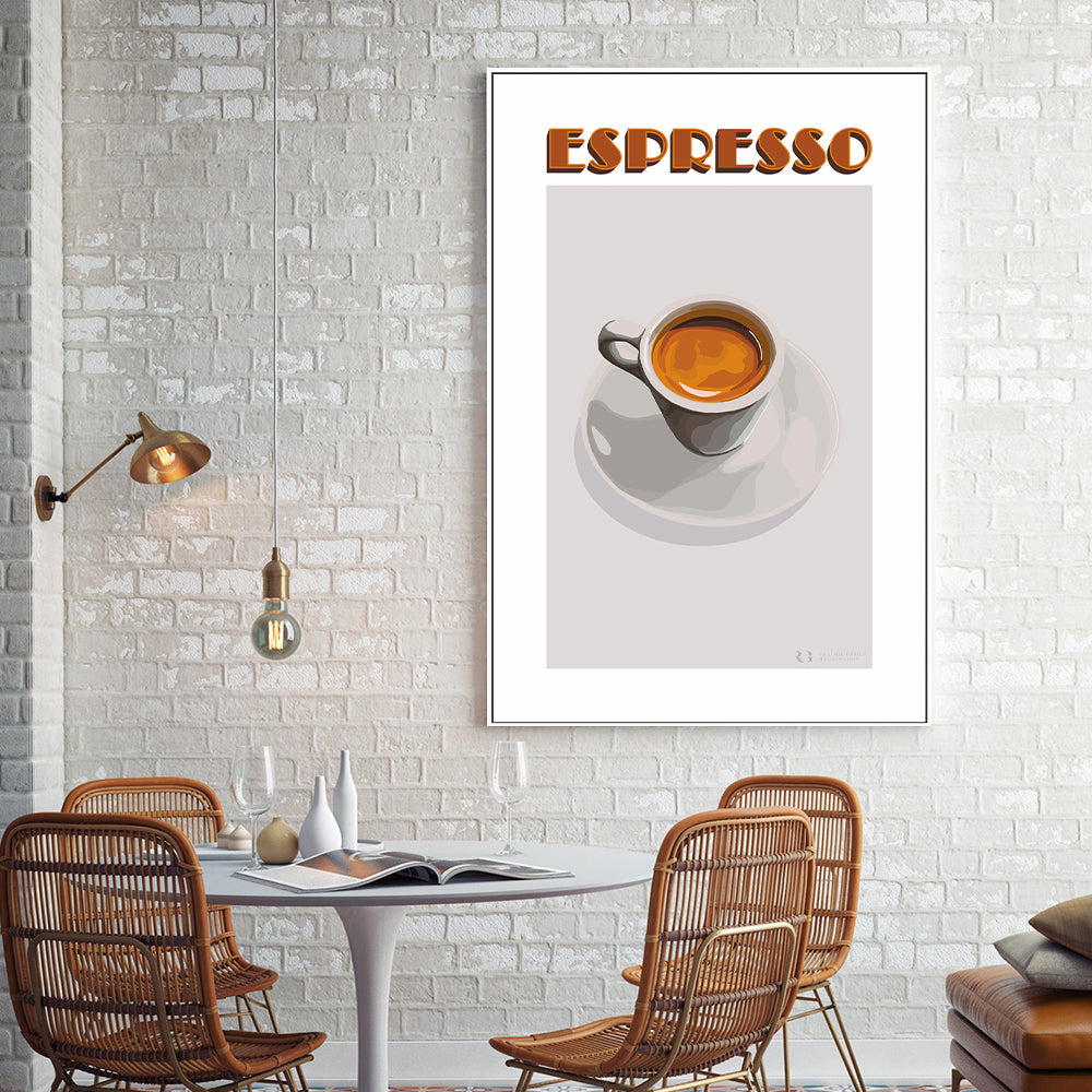 wall-art-print-canvas-poster-framed-Espresso-by-Rosalyn Gray-Gioia Wall Art