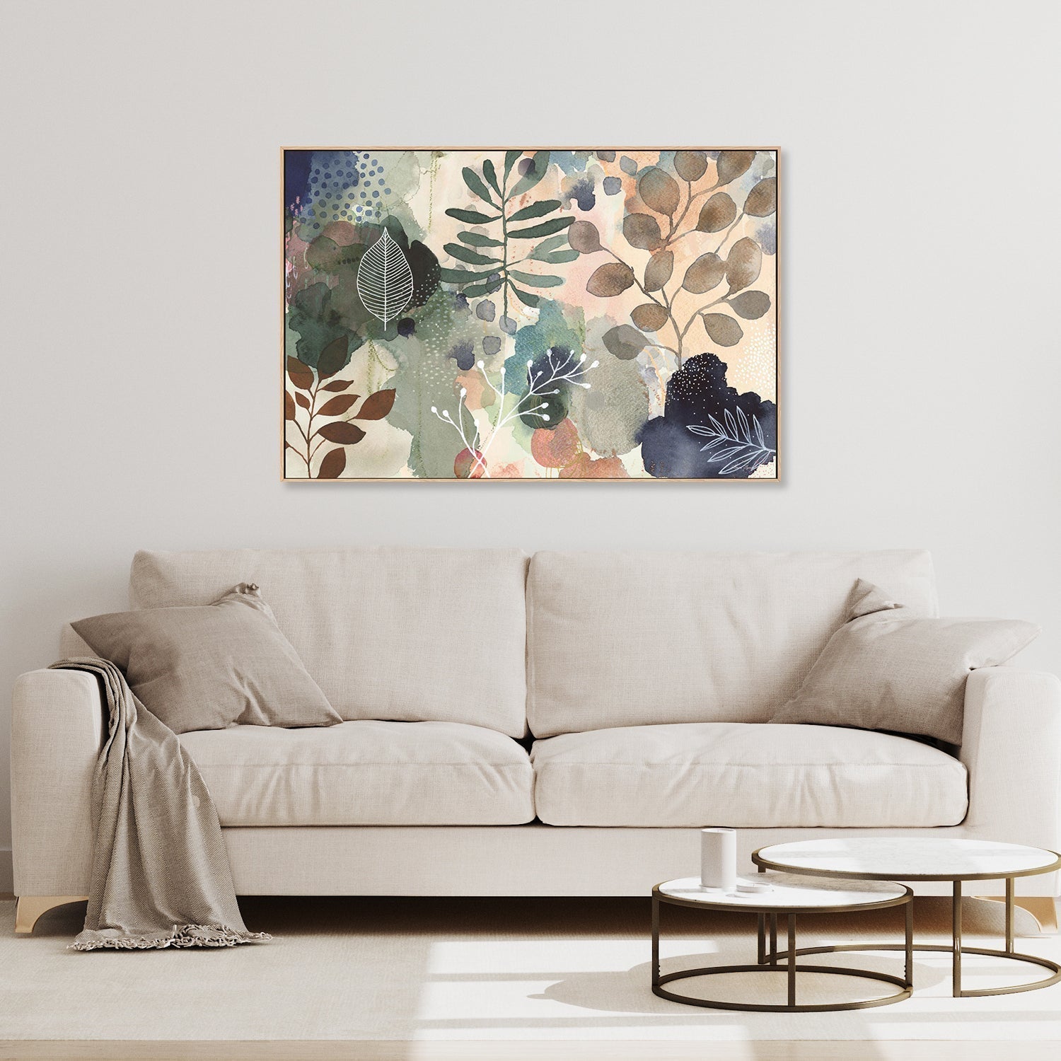 Premium Framed Vertical Poster - Modern abstract wall art top - Extra large wall art 20x30